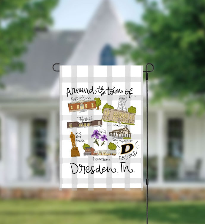 PRE ORDER Dresden's Bicentennial Garden Flag