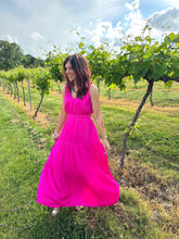 Load image into Gallery viewer, Pretty Pop of Pink Maxi
