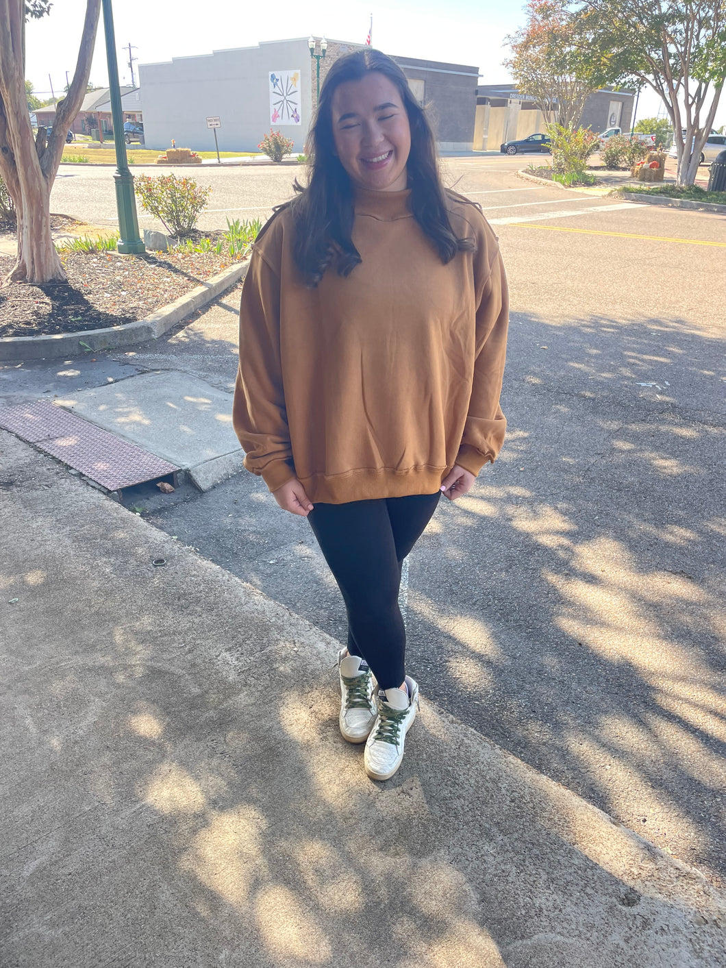 Hump Day Reversible Mock Neck Sweatshirt