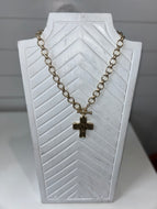 Bold Cross Statement necklace