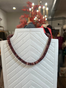 Wide Disk Necklace