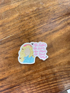 The Higher The Hair Sticker