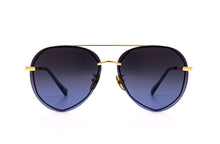 Load image into Gallery viewer, Lenox - Gold + Blue Gradient + Polarized
