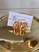 Load image into Gallery viewer, Dotted Hoop Earrings
