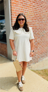 Sophie Ruffle Collar Dress