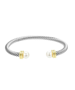 PAC Pearl Accent Cable Bracelet