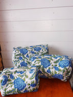 Large Quilted Makeup Bag