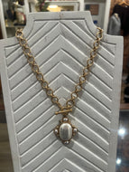 Oval Pearl Necklace
