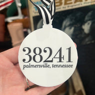 Zip Code Ornament