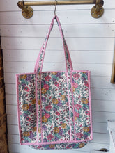 Load image into Gallery viewer, Large Quilted Tote Bag
