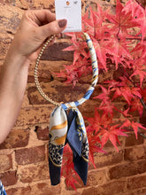 Load image into Gallery viewer, Scarf Wrapped Necklace
