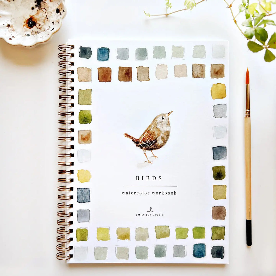 Birds Watercolor Paint Set