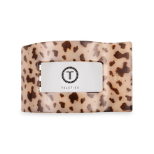 Load image into Gallery viewer, Blonde Tortoise Medium Flat Rectangle Hair Clip
