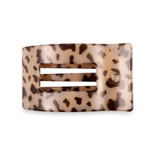 Load image into Gallery viewer, Blonde Tortoise Medium Flat Rectangle Hair Clip
