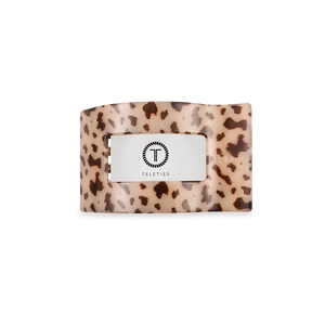 Blonde Tortoise Small Flat Rectangle Hair Clip