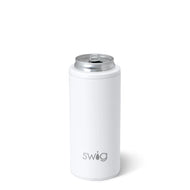 SWIG White Skinny Can Cooler