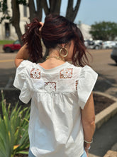 Load image into Gallery viewer, Wasted Memories Flutter Sleeve Blouse
