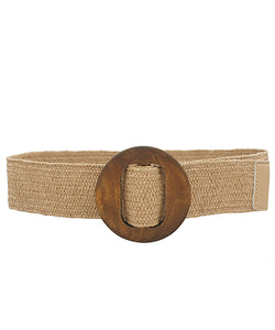 Buckle Down Straw Belt