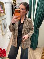 Enid Leopard Blazer