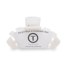 Load image into Gallery viewer, Coconut White Large Classic Hair Clip
