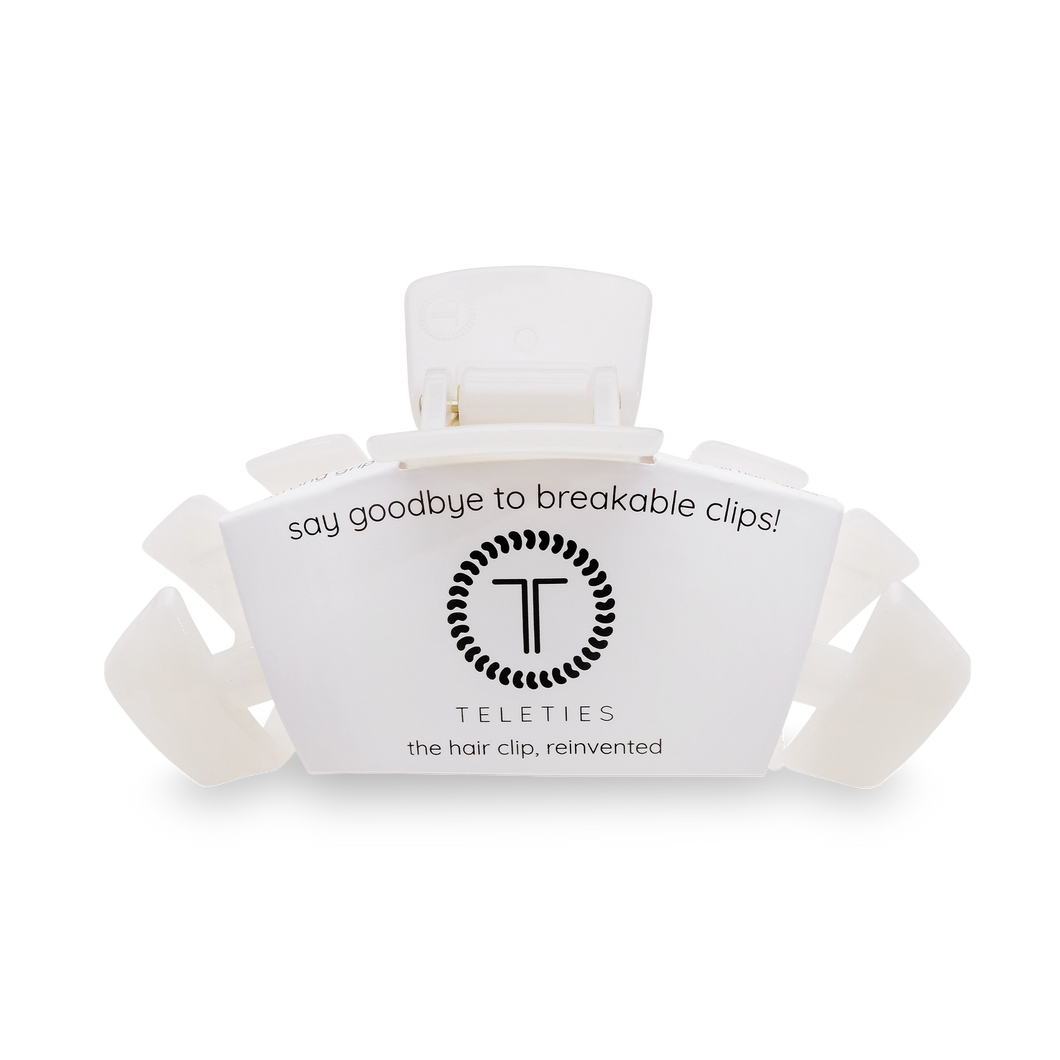 Coconut White Large Classic Hair Clip