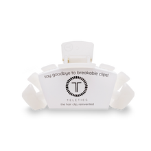 Load image into Gallery viewer, Coconut White Medium Classic Hair Clip
