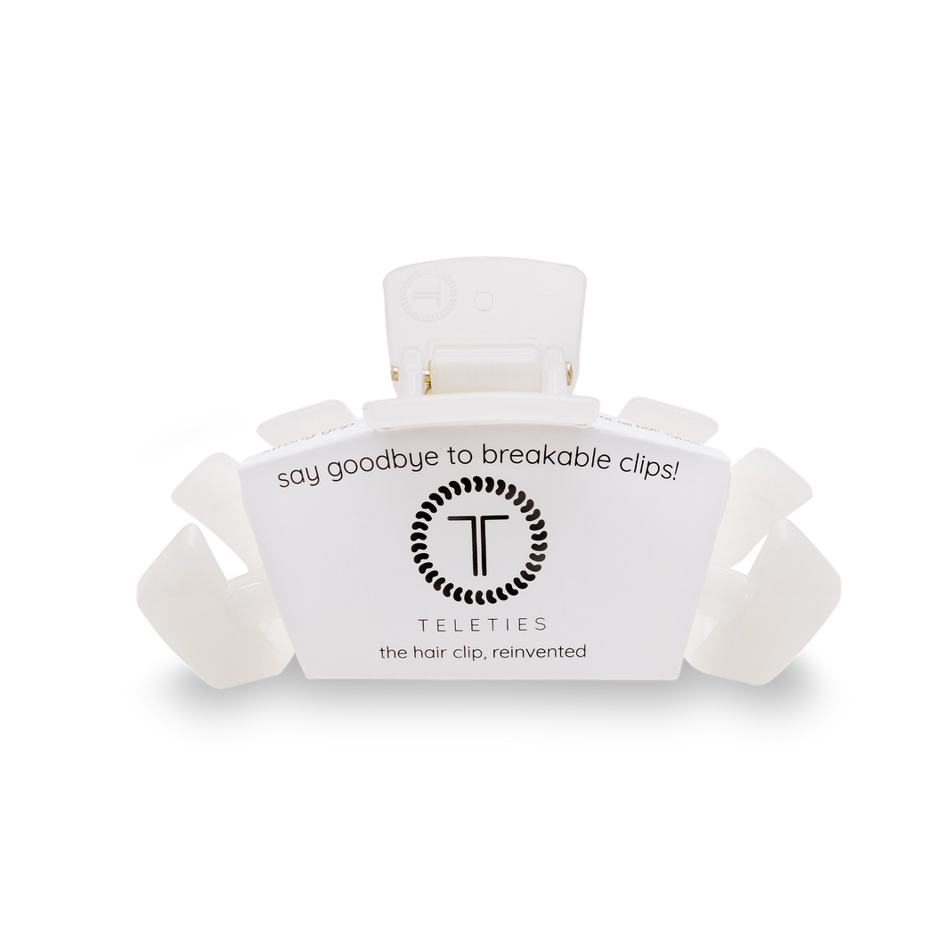Coconut White Medium Classic Hair Clip