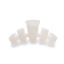 Load image into Gallery viewer, Coconut White Medium Classic Hair Clip
