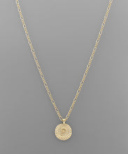 Load image into Gallery viewer, Circle Initial Necklace

