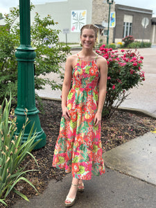 Fun in the Sun Halter Tassel Tie Dress