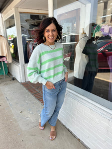 Rowan Striped Sweater Top