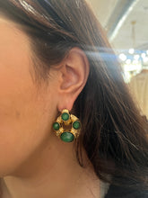 Load image into Gallery viewer, Bold Stone Antique Earrings
