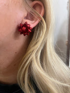 Glitter Bow Studs