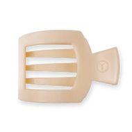 Large Flat Square Almond Beige Hair Clip