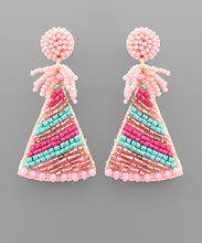 Load image into Gallery viewer, Birthday Hat Bead Earrings
