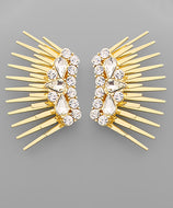 Diamond Spike Earrings