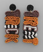 Multi Colored Trick Or Treat Earrings