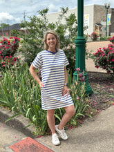 Load image into Gallery viewer, First Base T-Shirt Dress
