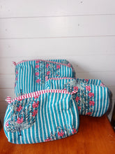 Load image into Gallery viewer, Medium Quilted Makeup Bag
