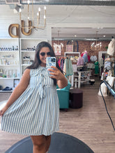 Load image into Gallery viewer, Skies Are Blue Mini Dress
