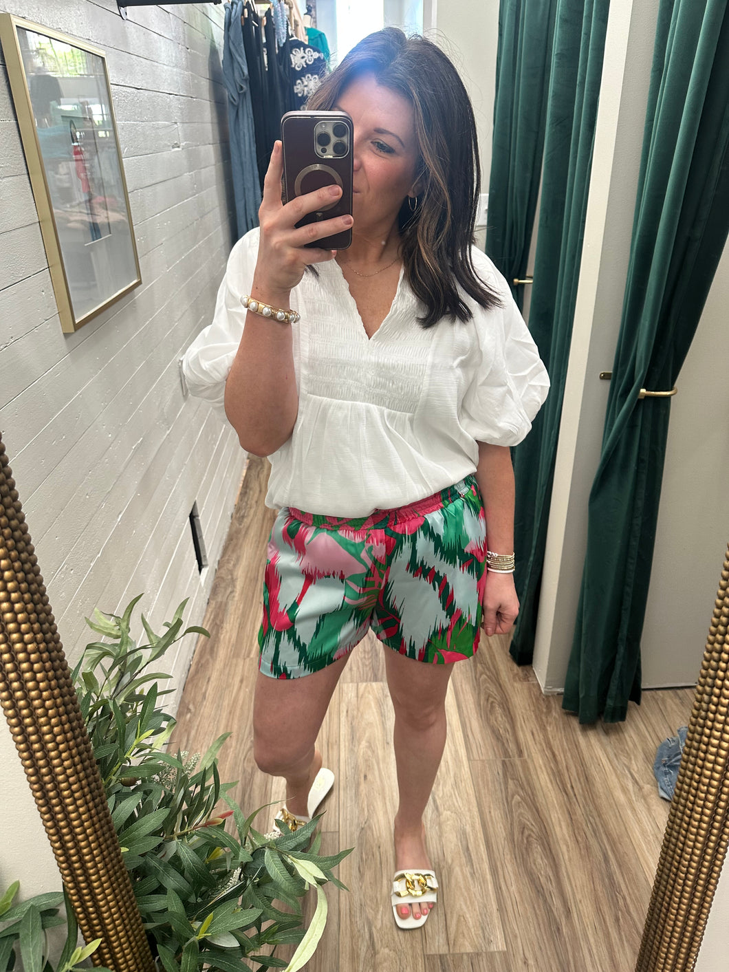 Cassie Satin Shorts
