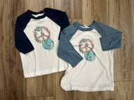 Peace On Earth YOUTH and TODDLER Quarter Sleeve