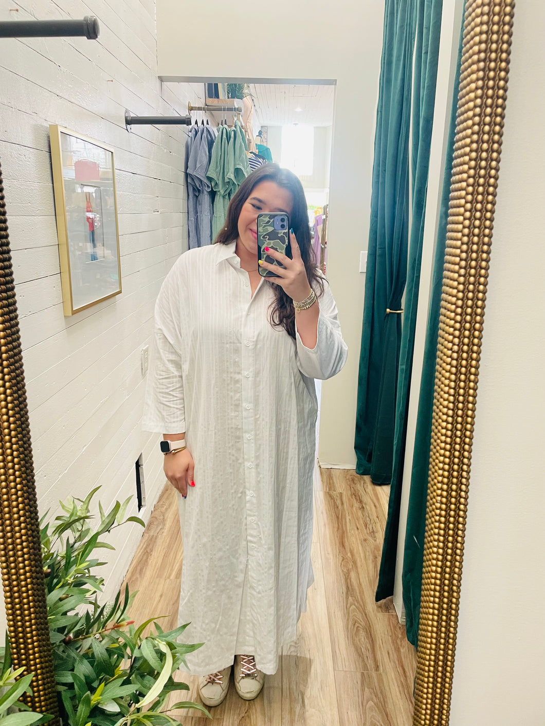 Regan Button Down Maxi