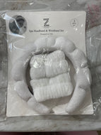 Spa Headband and Wristband Set