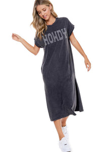 Glitter Howdy T-Shirt Dress