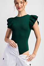 Load image into Gallery viewer, Just Jess Ruffle Sleeve Bodysuit
