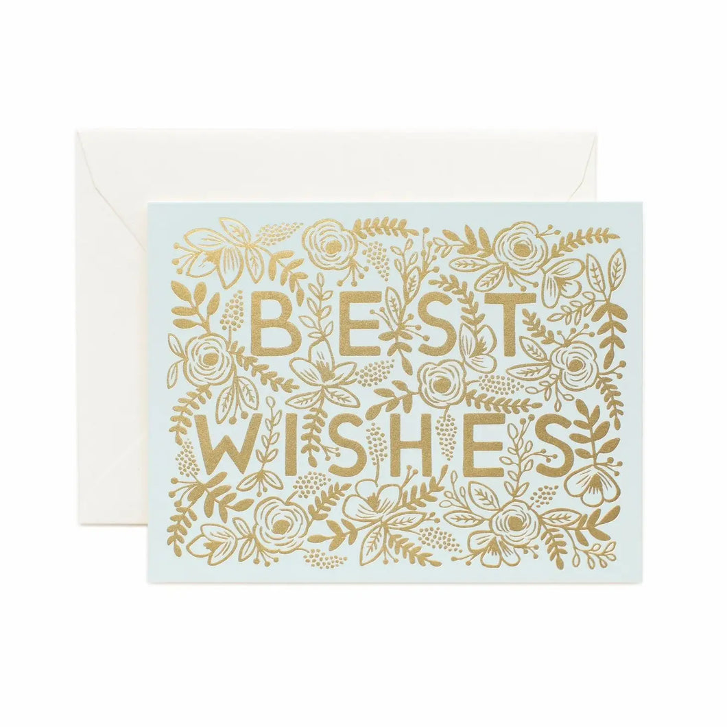 Best Wishes Greeting Card