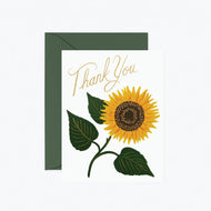 Sunflower Thank You Greeting Card