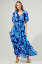 Load image into Gallery viewer, Cobalt Floral Maxi

