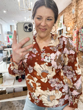 Load image into Gallery viewer, Mabree Floral Blouse
